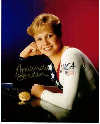 Amanda Borden 8 x 10 Híresség-Fotó Autogramot
