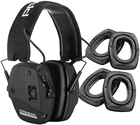 PROHEAR 030 Bluetooth 5.0 Elektronikus Felvételi Fül Védelme Fülvédő, a zajcsökkentés Hangerősítő hallásvédő eszköz a lőtéren,