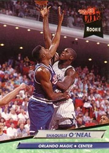 1992-93 Ultra Kosárlabda 328 Shaquille O ' Neal RC Újonc Kártya Orlando Magic Orlando Magic Hivatalos NBA Kereskedelmi Kártyát