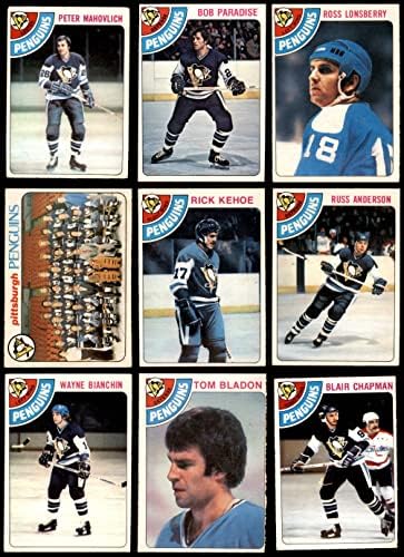 1978-79 O-Pee-Chee Pittsburgh Penguins Közelében Csapat készen áll Pittsburgh Penguins (Set) GD+ Pingvinek