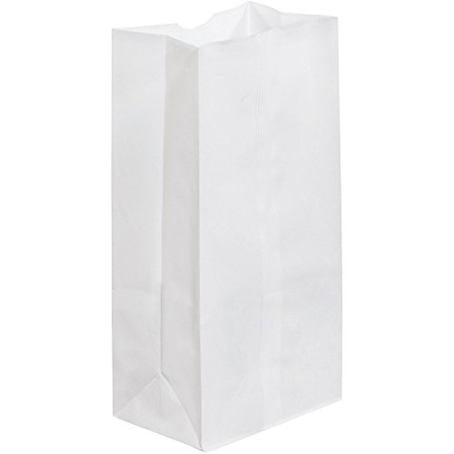 Top Pack szállítási Táskák, 7 1/16 4 x 1/2 x 13 3/4, Fehér (Csomag 500)