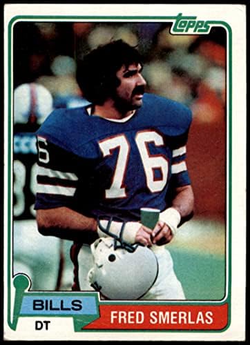 1981 Topps 201 Fred Smerlas Buffalo Bills (Foci Kártya) VG Számlákat a Boston College